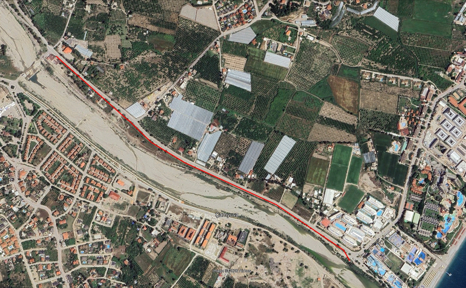 Kemer – Kiriş halihazır harita ve altyapı projeleri